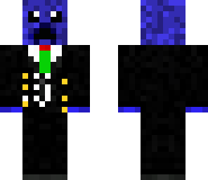 blue creepy creeper in suit