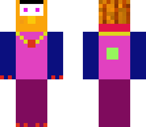 colorful pumkin head