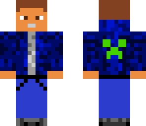 blaue jacke creeper kopof