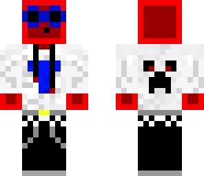 skin slime red glasses blue
