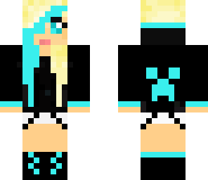 blue creeper girl