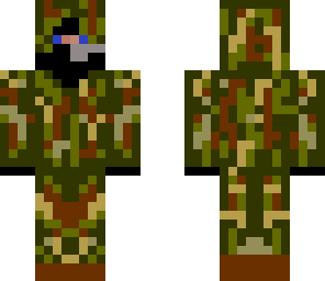 blue eyed camo guy
