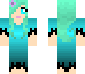 greenyblue girl
