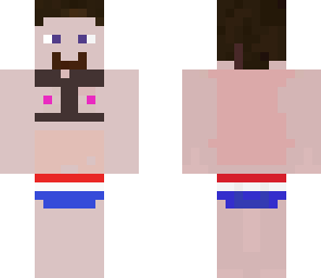 white bathing suit steve