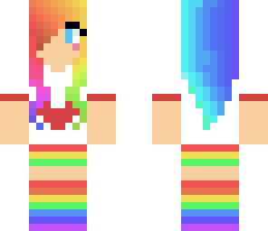 rainbow girl