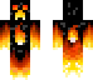 flaming creeper with smoke