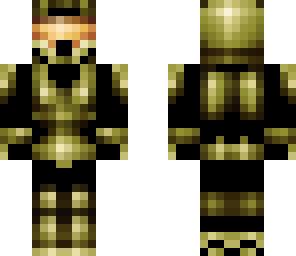 gold and black spartan