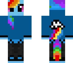 rainbow dash bule hoodie fixed
