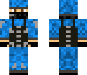 blue tiger skin