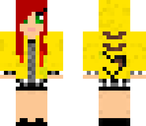 red hair pikachu