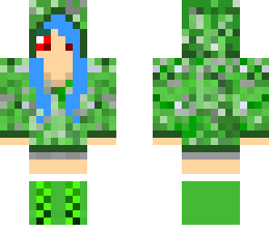 charged creeper girl