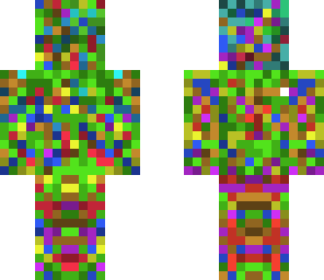 random colored man