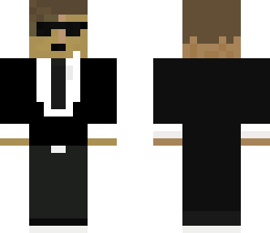 man in black