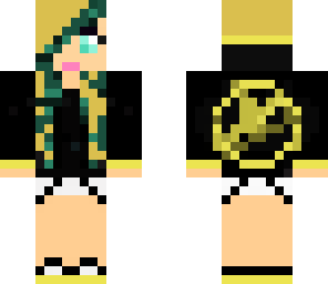 hunger games blonde blue streaks number 2