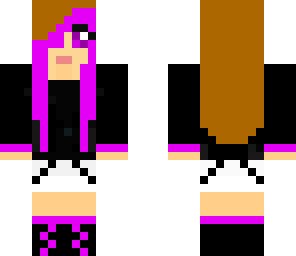 edited purple girl plus green headphones