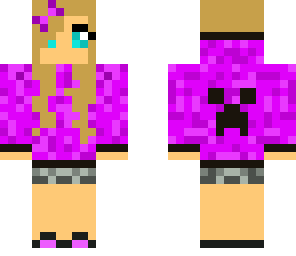 purple creeper hoodie