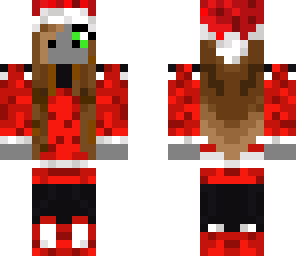 christmas wolf girl