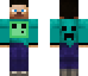 hd steve with slime