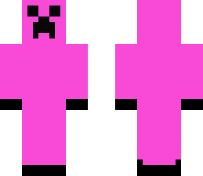 pink creeper with headphones