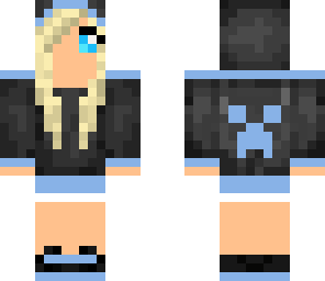 baby blue hoodie girl blonde