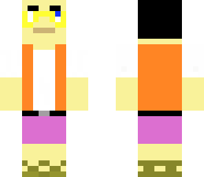 minecraft style beach skin