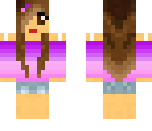 cute girl purple