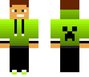 creeper hoodie skin
