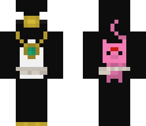 gunther with demonic eye and baby straped to back