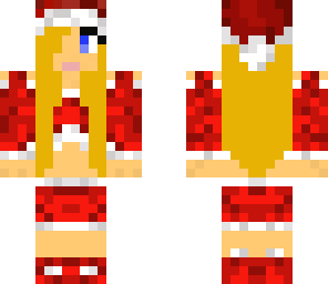 blonde christmas gurl