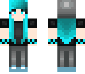 blue punk girl