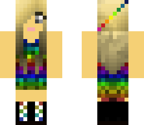 rainbow girl