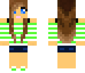 summer green girl