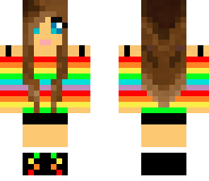 cute rainbow girl