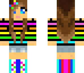 cute rainbow girl