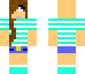 blue girl