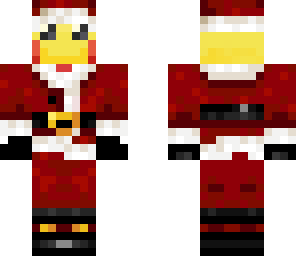 pikachu in a santa suit
