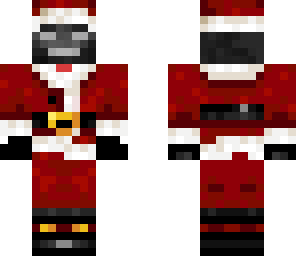 wither boss in a santa suit