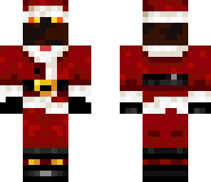 magma cube in a santa suit