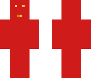red blank face