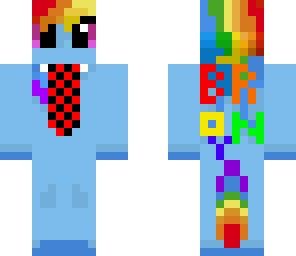 rainbow dash at work