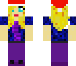 blonde christmas girl