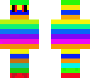 evil rainbow man
