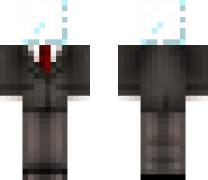 glass block in suit