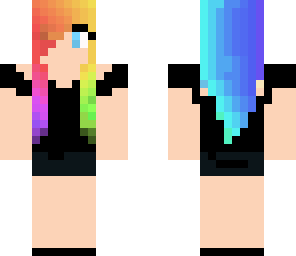 rainbow hair