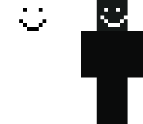 black and white