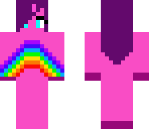 pink fluffy unicorn rainbow