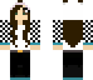 checker print girl