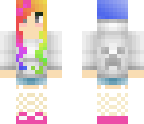 my edit raimbow girl