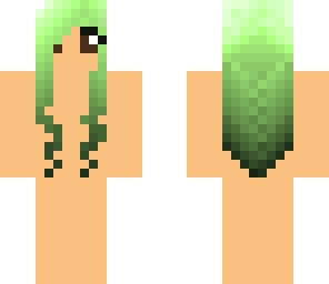 cute green hair base