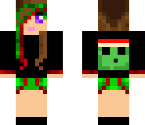 christmas slime girl